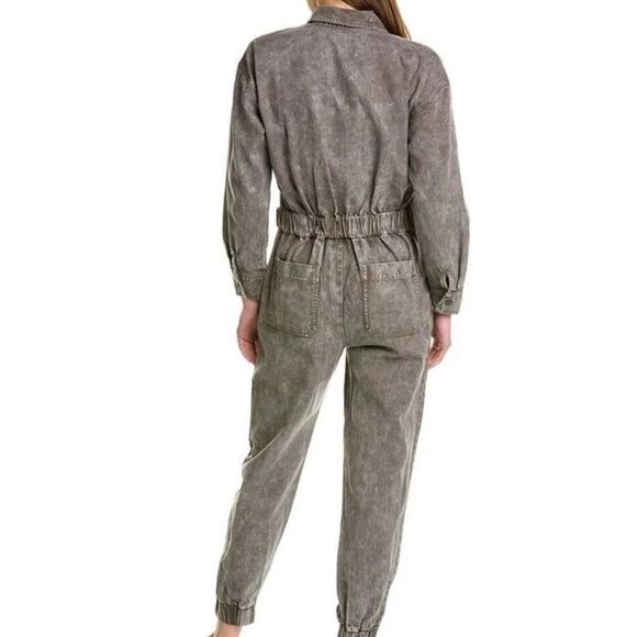 NWT Young Fabulous & Broke YFB Olive Green Henry Jumpsuit Sz. Small - Picture 4 of 7